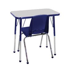 Choose from our exciting range of study room furniture and create a more. Single Student Table With 12 H Chair Set Gray Blue