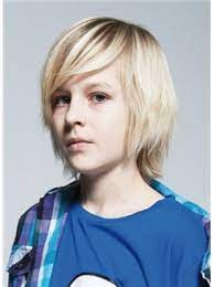 Blonde Straight Chin Length Kids Wigs Boys Long Hairstyles Boys Haircuts Long Hair Boy Hairstyles