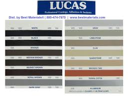Lucas 9600 High Performance Joint Sealant Specify Color Case 12
