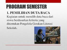 Maybe you would like to learn more about one of these? Program Gerakan Literasi Sekolah Smp Taruna Bakti Ppt Download