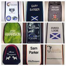 Want custome embroidered golf garb and gear? Golf Bag Embroidery Golf Bag Personalisation In Aberdeenshire Moray Highlands And Scotland And Uk
