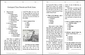 Geological Time Periods And Rock Strata Reading Worksheet Student Handouts Geography Worksheets Reading Worksheets Geology