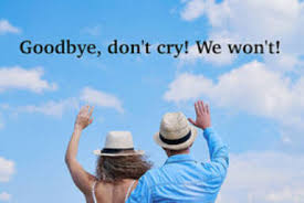 Even though you carry family in your heart at all times, physical distance causes real pain. Funny Farewell Quotes