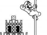 Recreate your favourite scenes from the nes classic super mario bros. Super Mario Castle Pole Coloring Page Coloring Pages Super Mario Mario