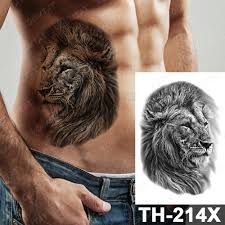 The lightning bolt is a symbol that can represent a lot of different things. Realistic Temporary Tattoo Sleeve War Soldier Lion Clock Mens Womens Buy At The Price Of 1 79 In Aliexpress Com Imall Com