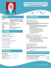 Setidaknya ada 5 poin yang harus ada dalam curriculum vitae. Contoh Cv Word 4