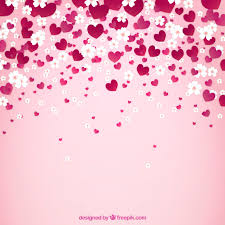 Beautiful flowers and hearts on a wooden background. Free Vector Spring Background With Flowers And Hearts