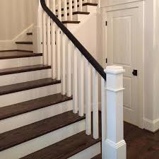 This economical baluster looks great with almost all of our newel series. Stair Parts 43 In X 1 1 4 In 5060 Primed Wood Full Square Baluster 5060x 043 0000f The Home Depot In 2021 House Stairs Staircase Remodel Interior Stair Railing