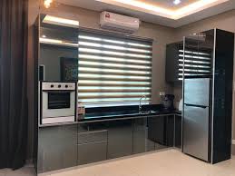 Kabinet dan daun meja dapur. Aluminium Kitchen Cabinet Samheng Online Store