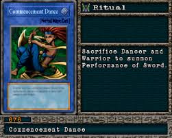 In a country where dance is forbidden. Commencement Dance Fmr Yugipedia Yu Gi Oh Wiki