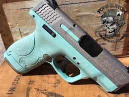 ( 24 customer reviews) rated 4.88 out of 5 based on 24 customer ratings. The Holographic Mp Tiffany Blue Silver Toms Custom Guns