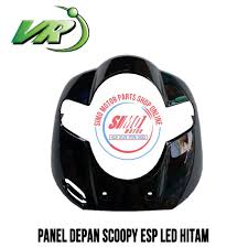 Gambar tersebut bisa anda download langsung, caranya silahkan klik p. Panel Dasi Dek Cover Dada Lampu Depan Scoopy Fi Led 2017 2018 2019 Hitam Merah Putih Shopee Indonesia