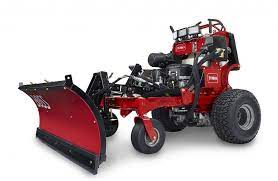 Toro Stand On Mower Now Takes Snow Plow Attachments Snow Plow Toro Lawn Mower Lawn Mower Snow Plow