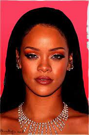 Rihanna Pink Background Tarama Art Rihanna Pink Background Rihanna Video