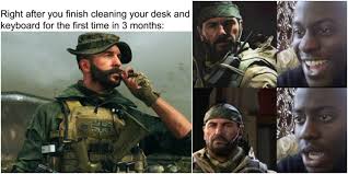 The resulting memes are riotously funny dank memes and video games always just seem to go together so perfectly, so of course we were excited about this meme that stems from call. 10 Call Of Duty Modern Warfare Memes That Are Too Hilarious For Words