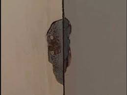 Your large hole is now patched! How To Repair Chipped Corners In Drywall Youtube