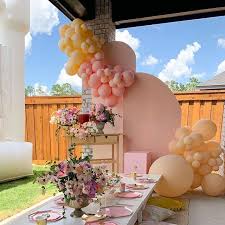 Balloons Zone On Instagram Beautiful Set Up For Carlotta S 5th Birthday Picnic Refreshing Bar Balloons And Mor Boho Birthday Party Balloons Party Balloons