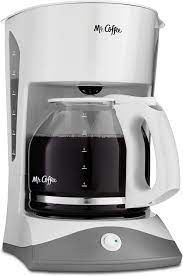 Grab a cup auto pause stops cycle if you need a cup before brewing is finished. Amazon Com Mr Coffee 12 Cup Manual Coffee Maker White Drip Coffeemakers Kitchen Dining