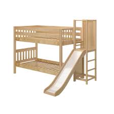 5 out of 5 stars with 1 ratings. Twin Low Bunk Bed With Slide Platform Maxtrix Kids