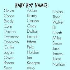 Below Is A More Complete List Of Names Showing The Top 1 000 Boy Names Be Sure To Check Out Our Baby Name F Cool Baby Boy Names Cool Boy Names Baby