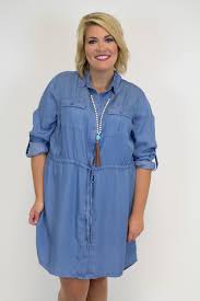 Denim Dress Plus Size Plus Size Tunic Dress Denim Dress Summer Denim Dress