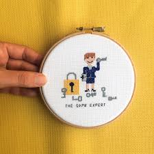 See more ideas about cross stitch funny, cross stitch, cross stitching. Modern Cross Stitch Kit Female Gdpr Expert Studio Koekoek
