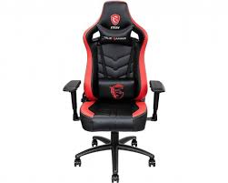 Gaming chairs are designed for all sorts of gamers. Msi Mag Ch110 Gaming Chair Black And Red With Carbon Fiber Design Steel Frame Reclinable Backrest Adjustable 4d Armrests Breathable Foam Ergonomic Headrest Pillow Lumbar Support Cushion Peripherals Gaming Furniture