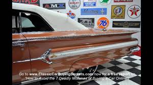 $0 (henderson) pic hide this posting restore restore this posting. 1960 Chevy Impala Convertible Classic Muscle Car For Sale In Mi Vanguard Motor Sales Youtube