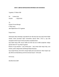 Informasi yang diberikan di dalam surat berupa pengantar, pemberitahuan, tugas, permintaan, perjanjian, pesanan, perintah, laporan dan putusan. Contoh Surat Lamaran Kerja Teknik Sipil Bahasa Inggris Kumpulan Surat Penting