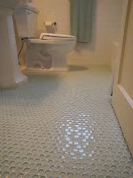 Traditional Bathroom By Jennifer Pfaff Non Slip Bathroom Flooring Penny Tile Floors Penny Round Tiles