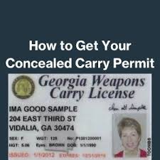 How much is a concealed carry license. How To Get Your Concealed Carry Permit In Georgia Sharpshooters Usa