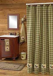 Juniper Moose Shower Curtain Lodge Bathroom Decor Rustic Cabin Bathroom Cabin Shower Curtain