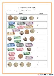 Check spelling or type a new query. Counting Money Free Worksheet