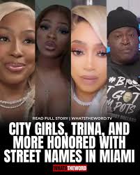 Roads in Miami's Liberty City neighborhood will receive co-names to honor  legendary songs and artists from the area. Honorees will include musicians  such as #BettyWright, #TrickDaddy, #Trina, ...