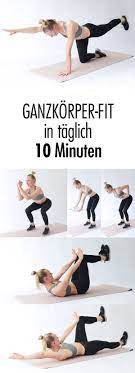 Die 6 besten bauch übungen ohne geräte. Fit Mit Taglich Zehn Minuten Training Fit Fitnessubungen Fitness Workouts