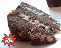 In terms of macronutrients, w. German S Chocolate Whey Protein Cake Protein Pow
