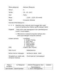 59 berat kepala pening atau sakit kepala / susah memahami sesuatu pengajaran. Simpulan Bahasa