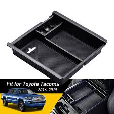Brackets and accessories designed for the toyota tacoma. For Toyota Tacoma 2016 2017 2018 2019 Accessories Car Central Armrest Storage Box Auto Container Glove Organizer Case Car Stickers Aliexpress