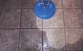 Dirty kitchen corner or floor grout
