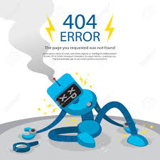 Content which is after the. Broken Robot 404 Error Vector Illustration Royalty Free Cliparts Vectors And Stock Illustration Image 120462710