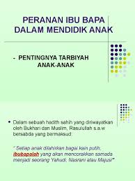 Contoh karangan spm (dimensi keluarga). Peranan Ibu Bapa Dlm Mendidik Anak Anak