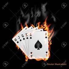 Free shipping on orders over $25 shipped by amazon. Poker Cards Burn In The Fire Royalty Free Cliparts Vectors And Stock Illustration Image 21049952