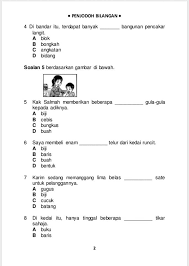 Penjodoh bilangan digunakan sebelum sesuatu kata atau nama yang menunjukkan jumlah atau bilangan. Sk Telok Bahang Bahasa Melayu Tahun 2 Penjodoh Bilangan Facebook