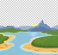 Euclidean Landscape Png Clipart Area Cartoon Mountains Download Ecoregion Ecosystem Free Png Download