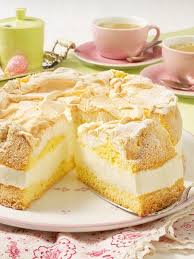 Zitronencreme Torte Mit Baiserhaube Rezept Lecker Rezept Kuchen Und Torten Rezepte Zitronencreme Torte Zitronencremekuchen