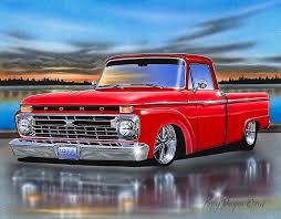 Image result for Red 1966 Truck