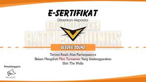 Membuat sertifikat pubg mobile diandroid. Mentahan Sertifikat Turnamen Pubgm Polosan Hd 2 Desain Brosur Brosur Pertahanan