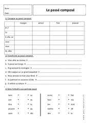 Maybe you would like to learn more about one of these? Passe Compose 6eme Cycle 3 Exercices Cours Evaluation Revision