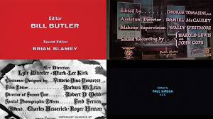 A recent bbj editorial panning the state's film tax credit relies on a. Give Them Some Credit How Post Production Practitioners Received On Screen Acknowledgment Cinemontage