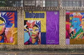 12 Mural Street Mockup Psd Poster Mockup Mural Mockup Psd